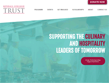 Tablet Screenshot of kendallcollegetrust.org